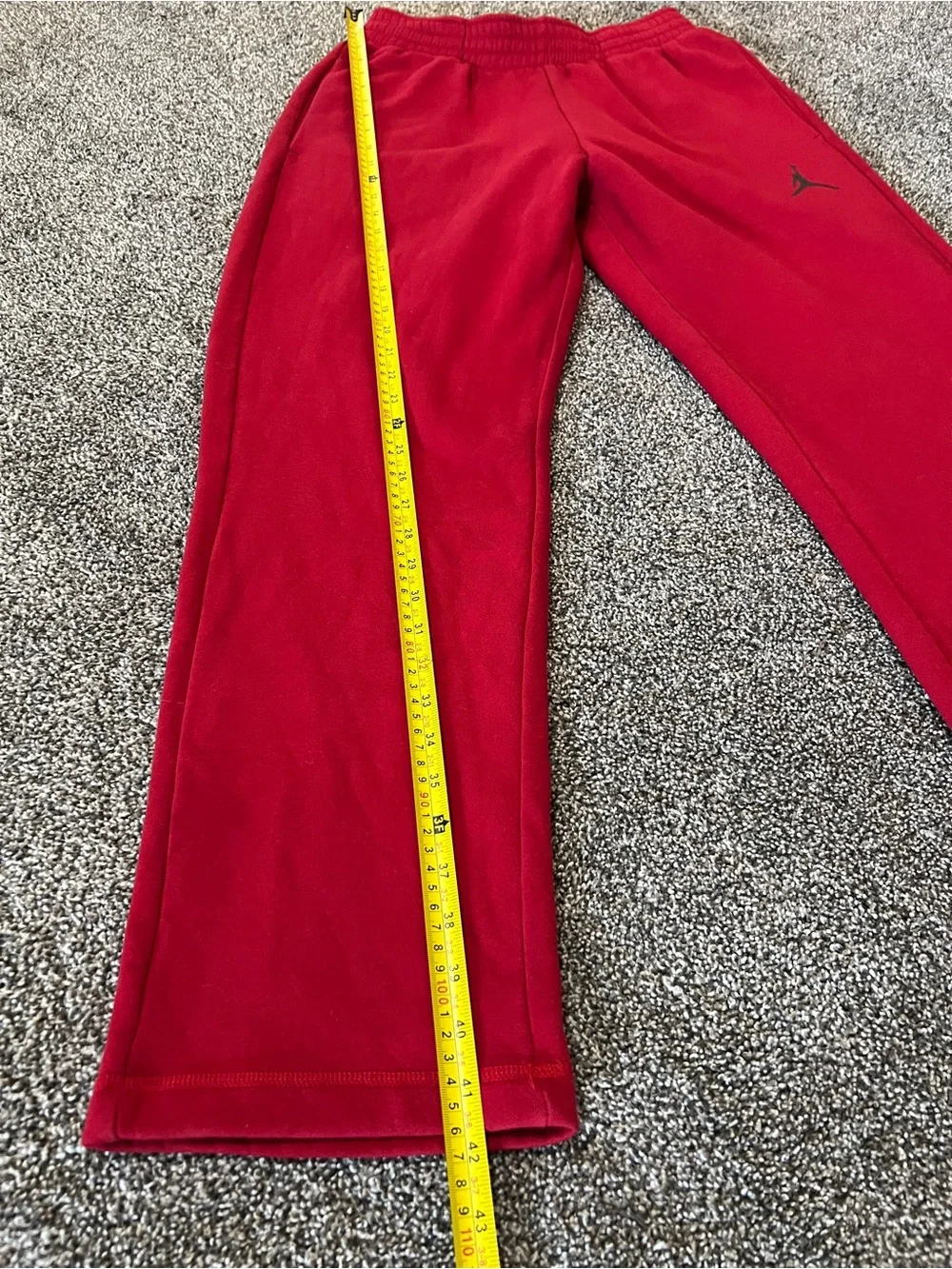 Air Jordan Bright Red Pull-On Sweatpant